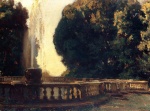 John Singer Sargent  - paintings - Villa Torlonia Fountain