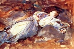 John Singer Sargent  - Peintures - Violette endormie