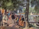 Pierre Auguste Renoir  - paintings - La Grenouillère