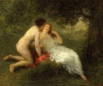 Henri Fantin Latour - Bilder Gemälde - Bathers (The Secret)