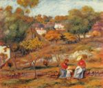 Pierre Auguste Renoir  - paintings - Landschaft bei Cagnes