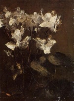 Henri Fantin Latour  - paintings - Fleurs Cyclaments