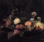 Henri Fantin Latour  - Peintures - Fleurs