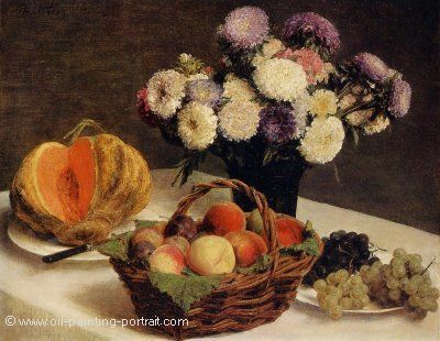 Flowers and Fruit a Melon