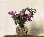Henri Fantin Latour  - paintings - Lilacs