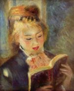 Pierre Auguste Renoir  - Peintures - Jeune fille lisant