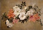 Henri Fantin Latour  - paintings - Petunias