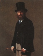Henri Fantin Latour  - Peintures - Portrait d'Edouard Manet