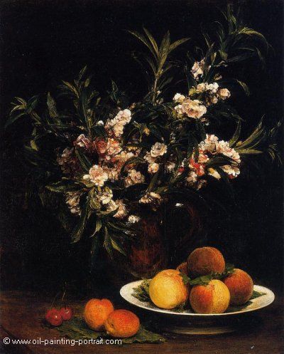 Still Life (Balsimines Peaches and Apricots)