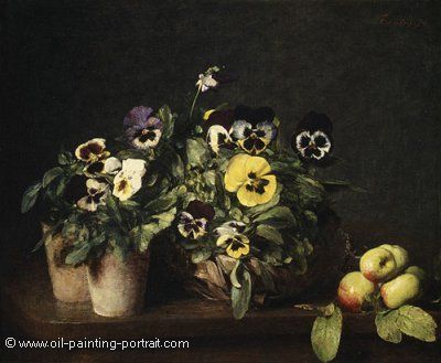 Still Life with Pansies