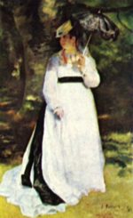 Pierre Auguste Renoir  - Peintures - Lise avec un parapluie