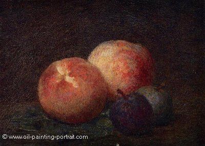 Two Peaches and two Plums