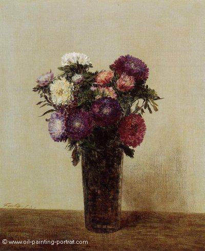 Vase of Flowers Queens Daisies