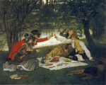 James Jacques Joseph Tissot  - paintings - Partie Carree