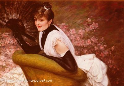Portrait de Femme a Eventail