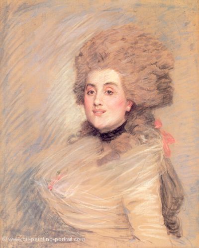 Portrait of an Actress in Tress