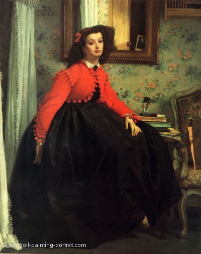 Portrait of Mlle