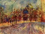 Pierre Auguste Renoir  - Peintures - La place Saint-Marc à Venise