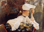 James Jacques Joseph Tissot  - paintings - The Fan
