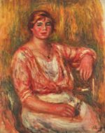 Pierre Auguste Renoir  - Bilder Gemälde - Melkerin