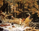 James Jacques Joseph Tissot  - paintings - The Picnic