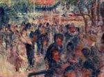 Pierre Auguste Renoir  - paintings - Moulin de la Galette