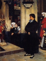 James Jacques Joseph Tissot  - paintings - During the Service