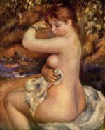 Pierre Auguste Renoir  - Bilder Gemälde - Nach dem Bade