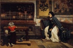 James Jacques Joseph Tissot  - paintings - Marguerite in Church