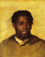 John Singleton Copley - paintings - Head of a Negro