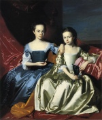 John Singleton Copley - paintings - Mary and Elizabeth Royall