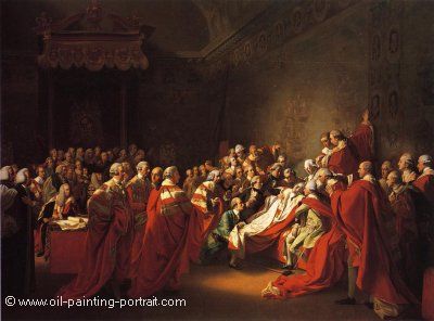 The Colapse of the Earl of Chatam in the House of Lords (The Death of the Earl Chatham)