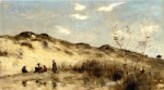 Jean Baptiste Camille Corot - Bilder Gemälde - A Dune at Dunkirk