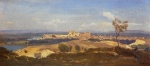 Jean Baptiste Camille Corot - Peintures - Avignon vu de Villeneuve-les-Avignon