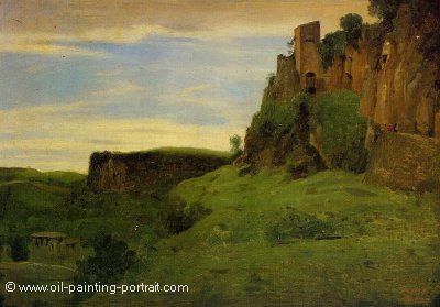 Civita castelland Buildings High in the Rocks