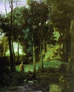 Jean Baptiste Camille Corot - paintings - Democrito e gli Abderiti