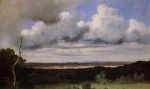 Jean Baptiste Camille Corot - Peintures - Tempête sur les plaines