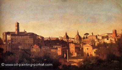 Forum Viewed from the Farnese Gardens