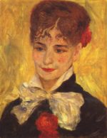 Pierre Auguste Renoir  - Peintures - Portrait de Mme Iscovesco