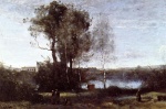Jean Baptiste Camille Corot  - paintings - Large Sharecroppimg Farm