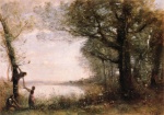 Jean Baptiste Camille Corot  - Peintures - Les petits dénicheurs