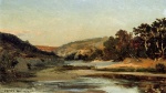 Jean Baptiste Camille Corot  - paintings - The Aqueduct in the Valley