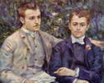 Pierre Auguste Renoir  - Peintures - Portrait de Charles et Georges Durand Ruel