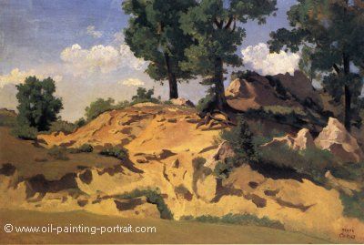 Trees and Rocks at La Serpentara
