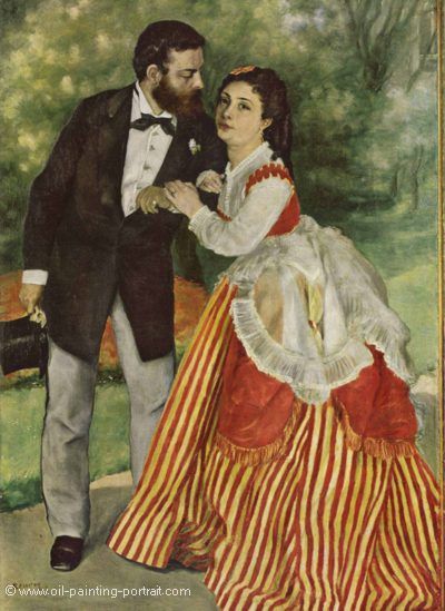 Portrait of Alfred and Marie Sisley