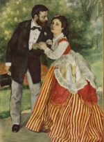 Pierre Auguste Renoir  - paintings - Portrait of Alfred and Marie Sisley