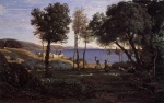 Jean Baptiste Camille Corot  - Peintures - Vue près de Naples