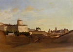 Jean Baptiste Camille Corot  - Bilder Gemälde - View of Princio Italy