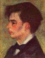 Pierre Auguste Renoir  - paintings - Portrait of Georges Riviére