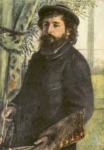 Pierre Auguste Renoir  - paintings - Portraet des Malers Claude Monet